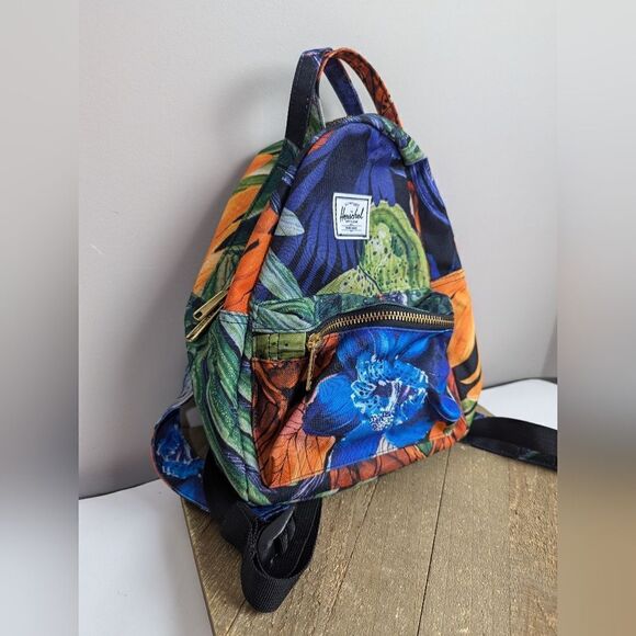 Herschel Nova Backpack MINI 9L tropical print mini bag school bag - Picture 4 of 5